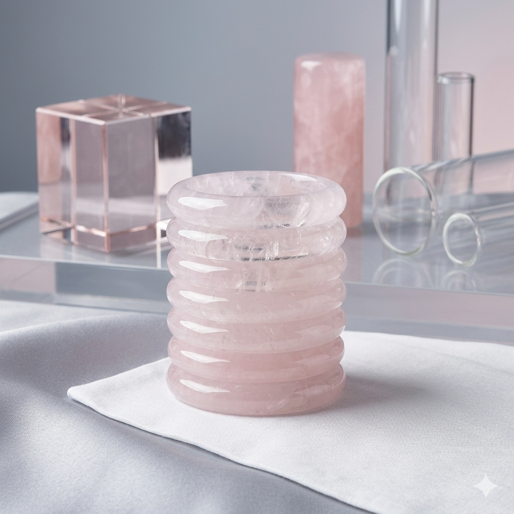 Madagascar Rose Quartz Bangle
