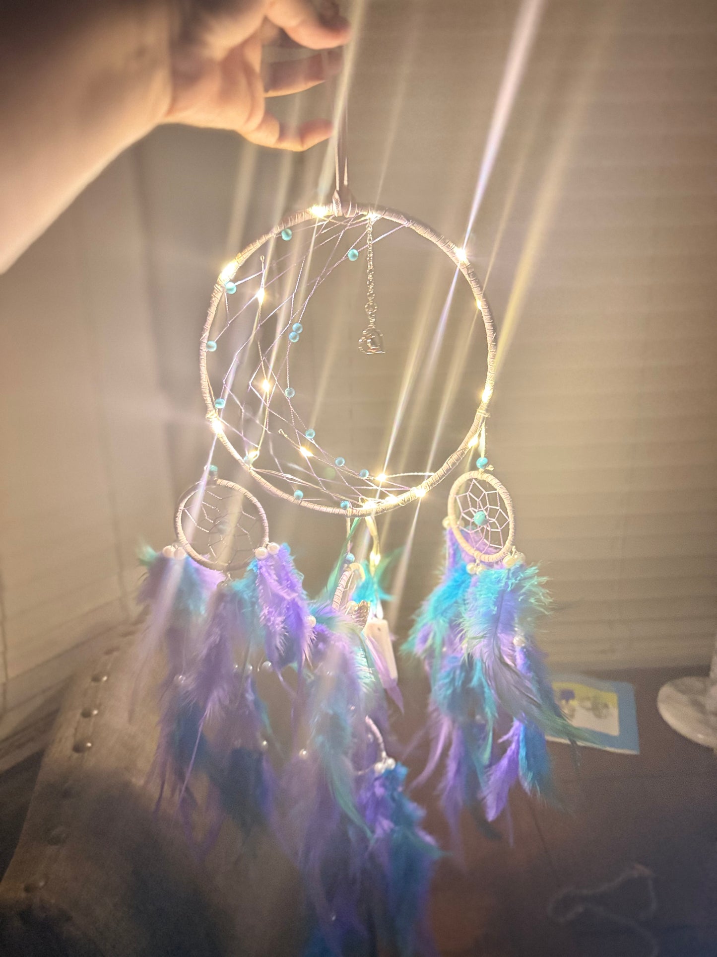 Purple and Blue Dream Catcher