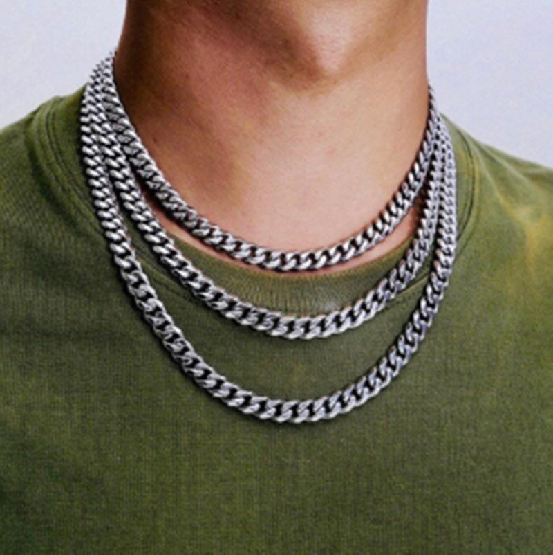 Titan Cuban: Men's Stainless Steel Chain