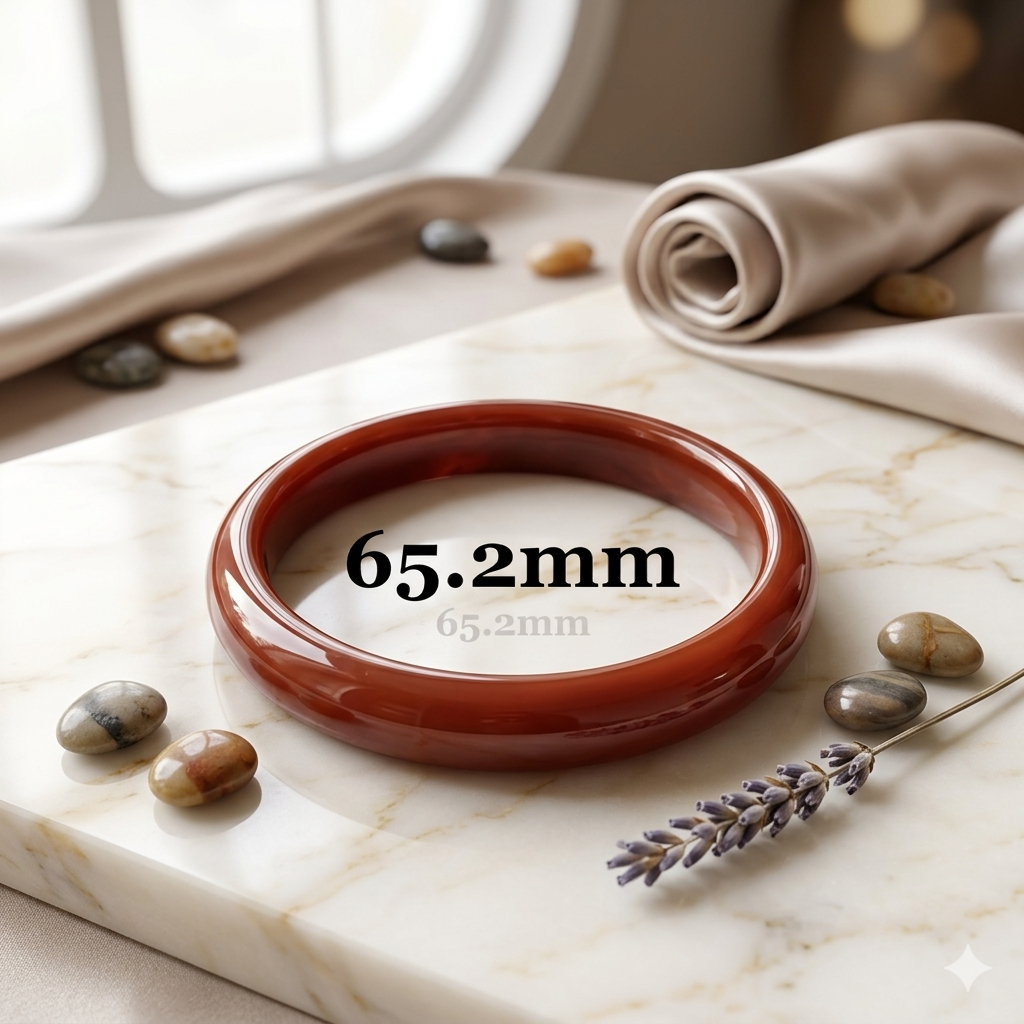 Carnelian Bangle Bracelet - Energy, Confidence S-XL wrist