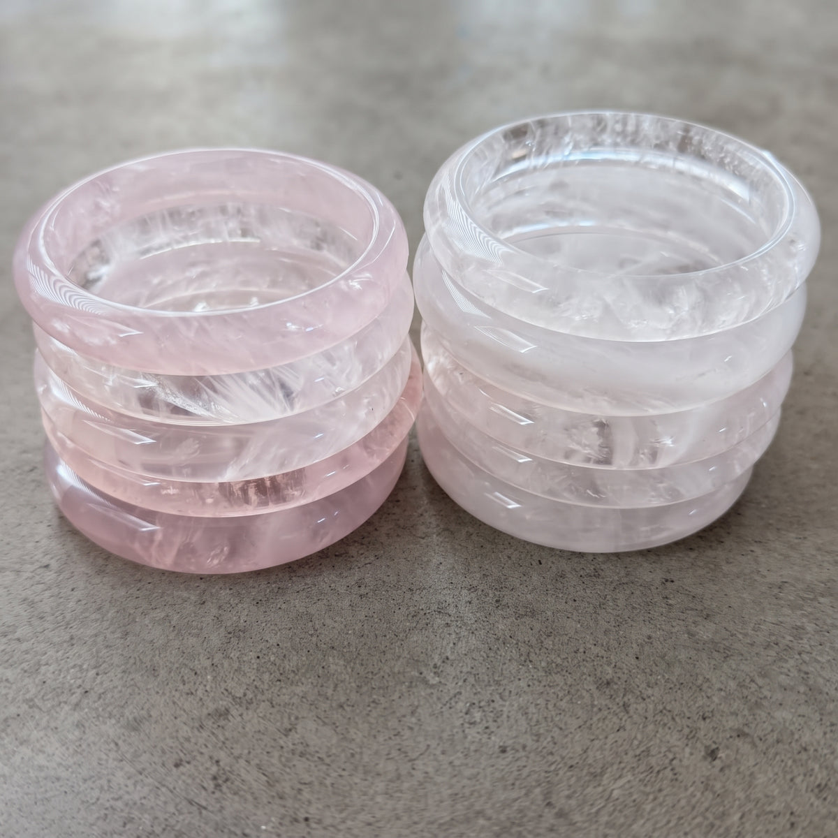 Madagascar Rose Quartz Bangle