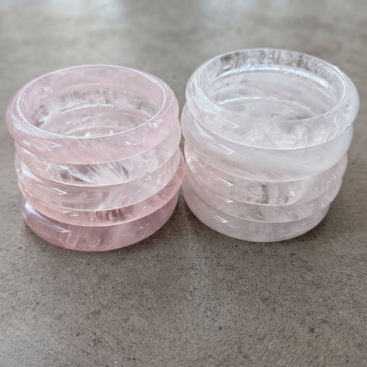 Madagascar Rose Quartz Bangle