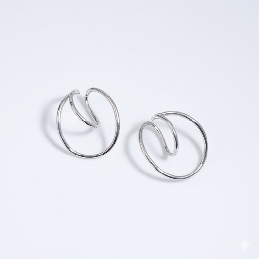 Spiral Ear Cuff Earrings