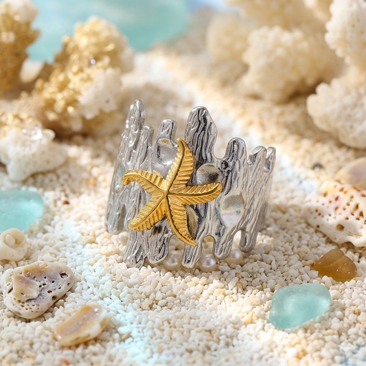Starfish Coral Reef Ring