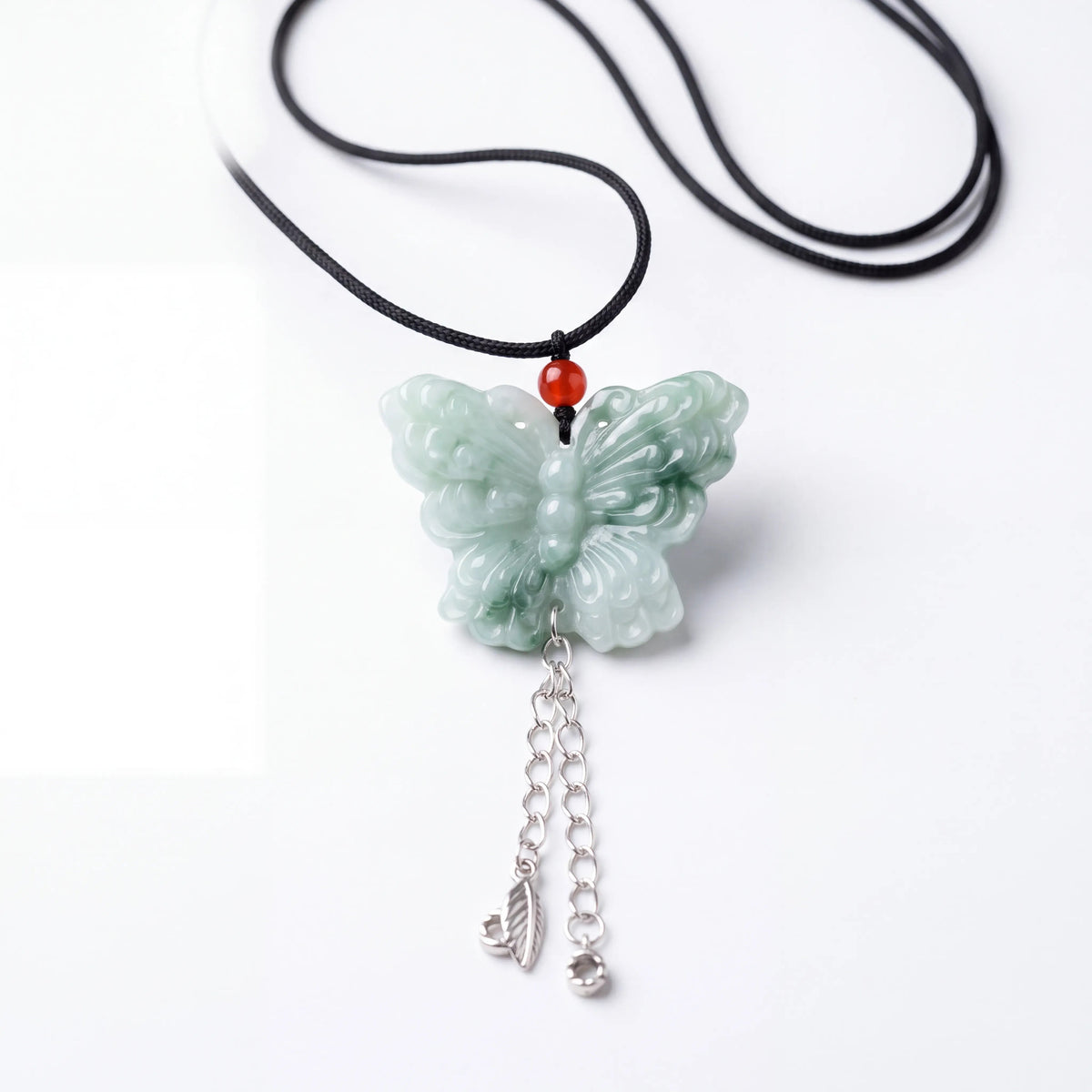 Jade Butterfly String Necklace
