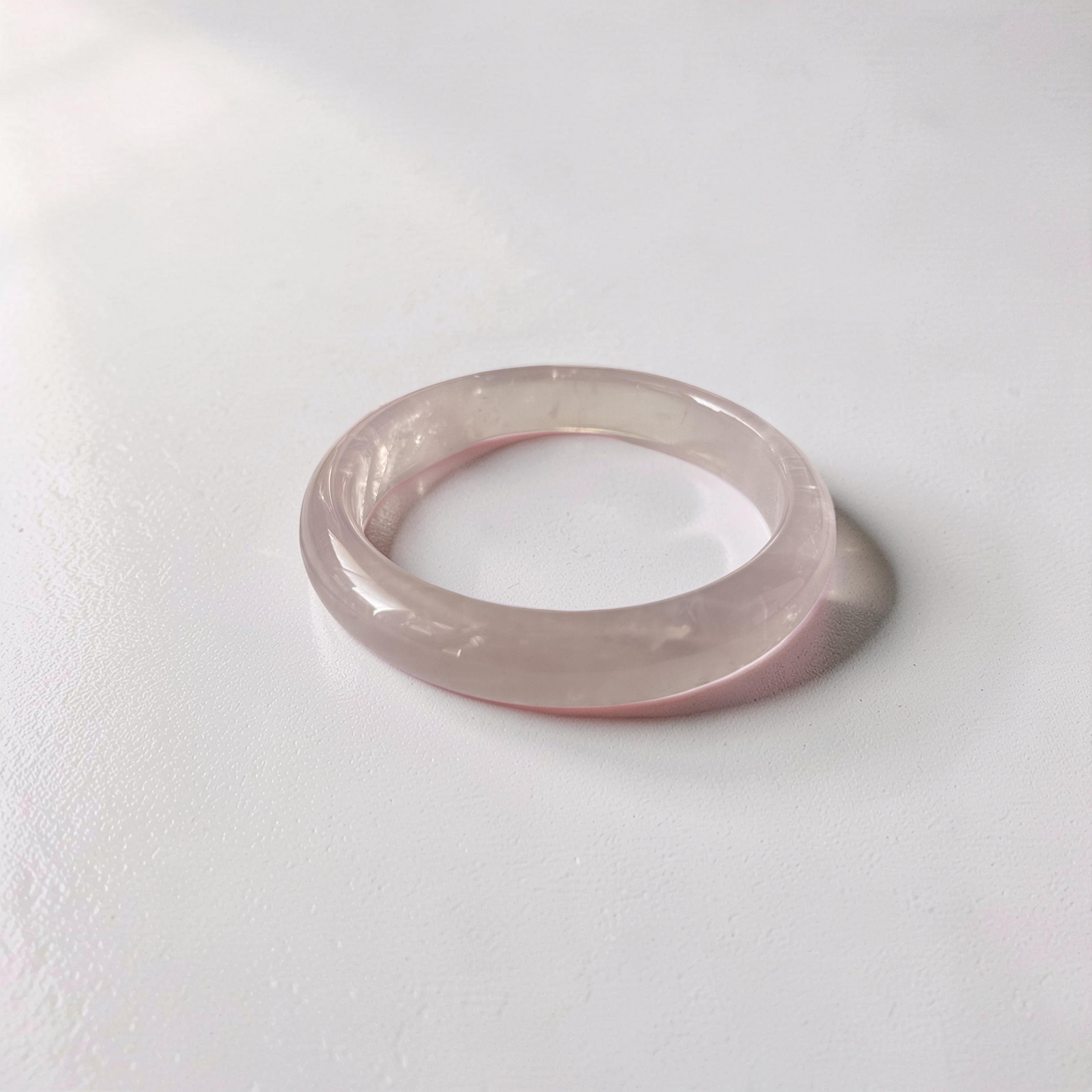 Madagascar Rose Quartz Bangle