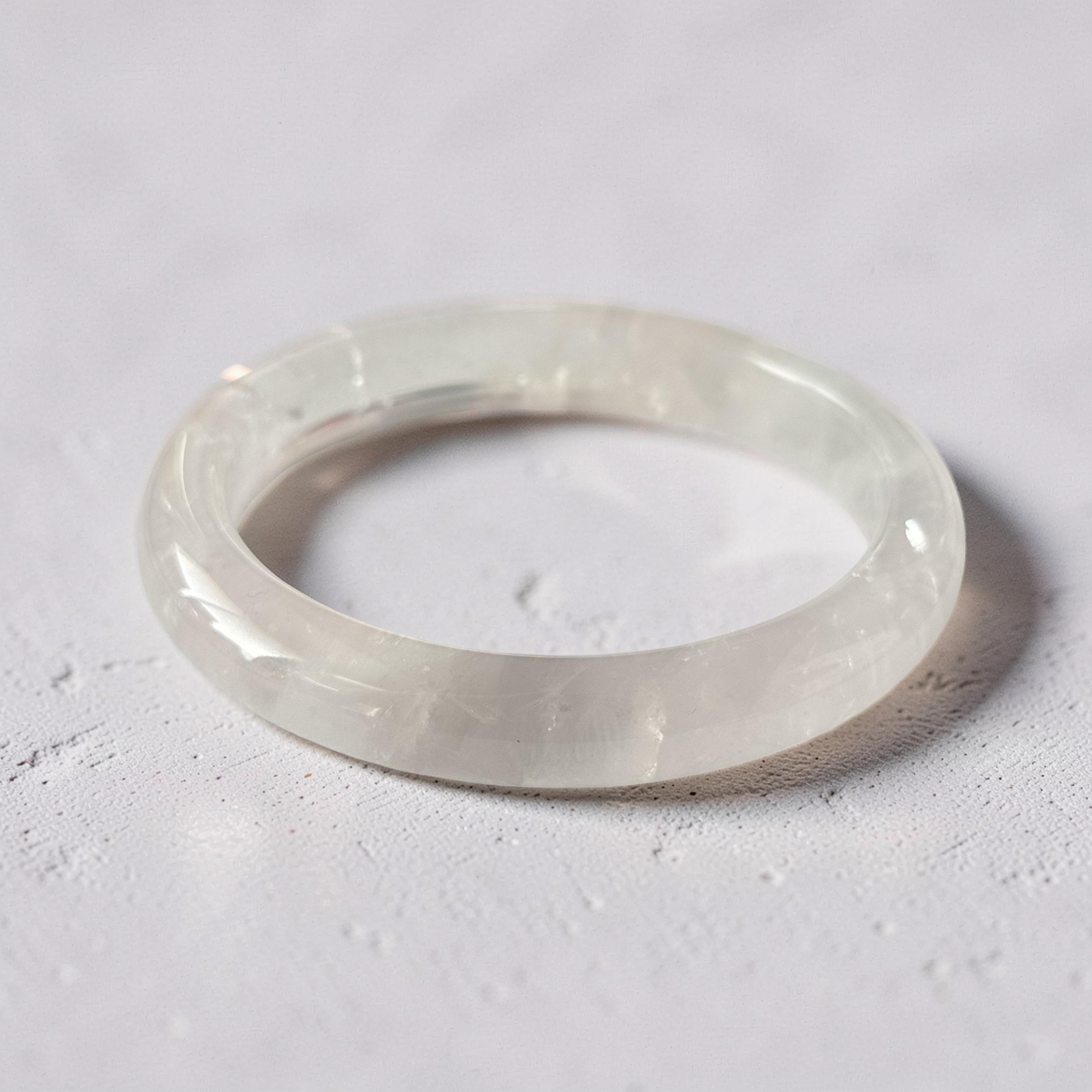 Madagascar Rose Quartz Bangle
