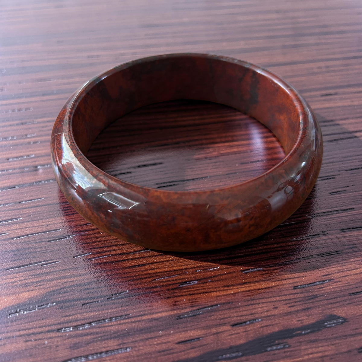 Deep Red Jasper Bangle