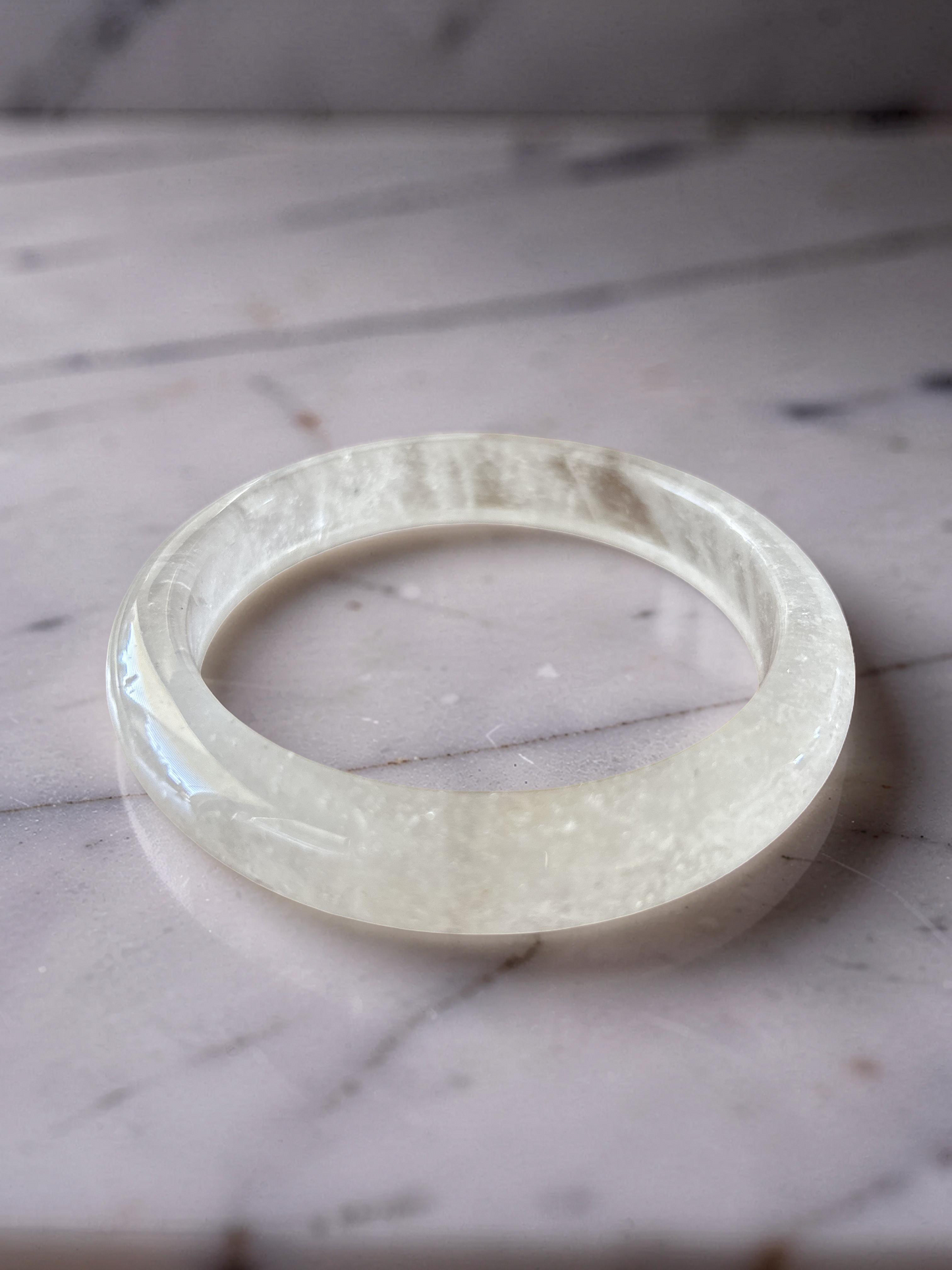 Clear Quartz Bangle