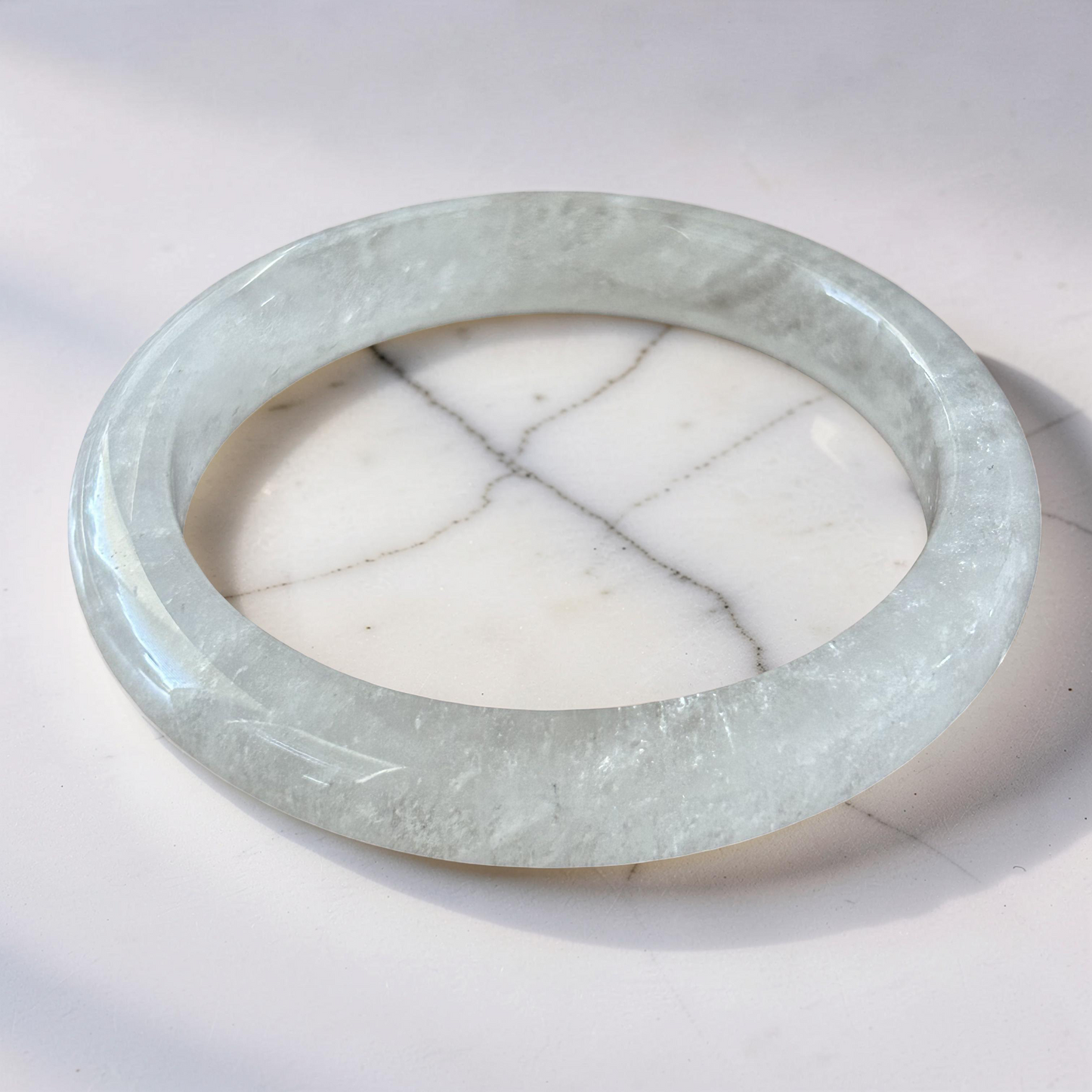 Clear Quartz Bangle