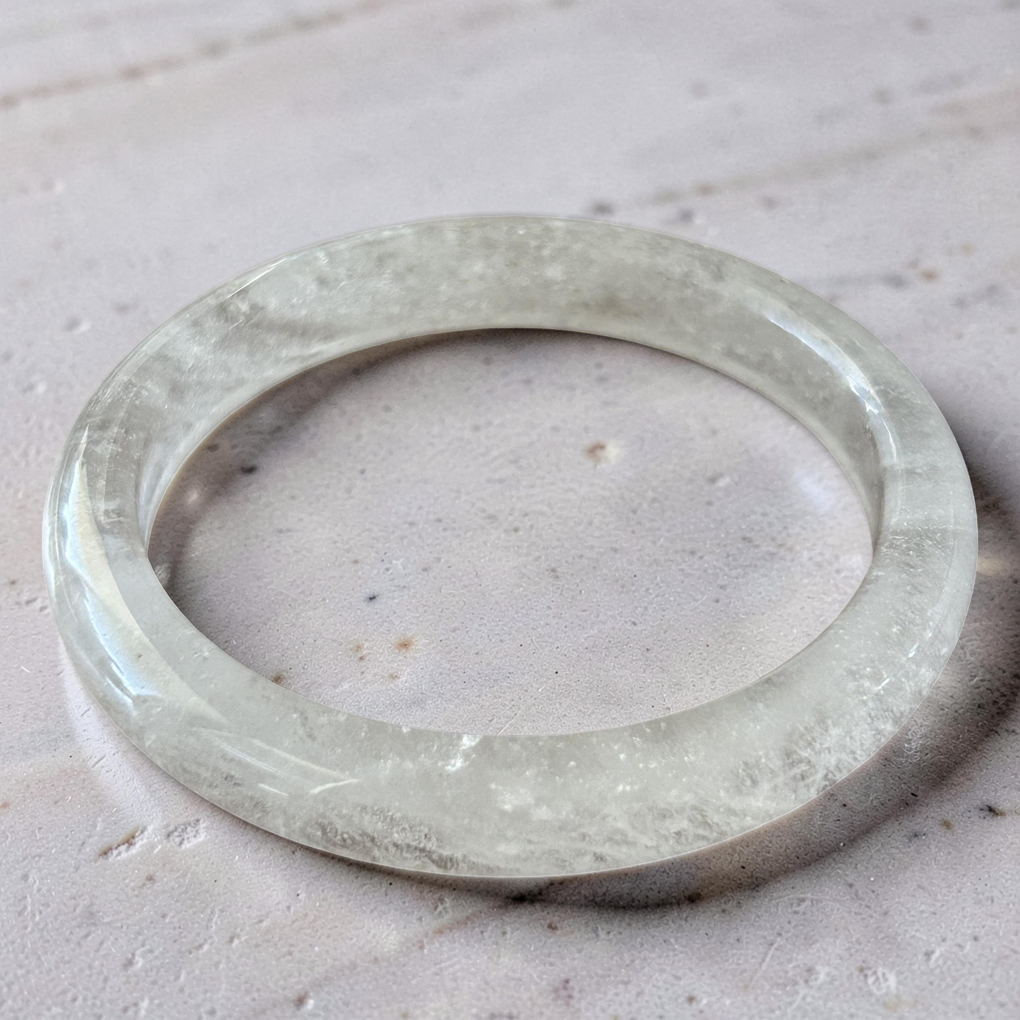Clear Quartz Bangle