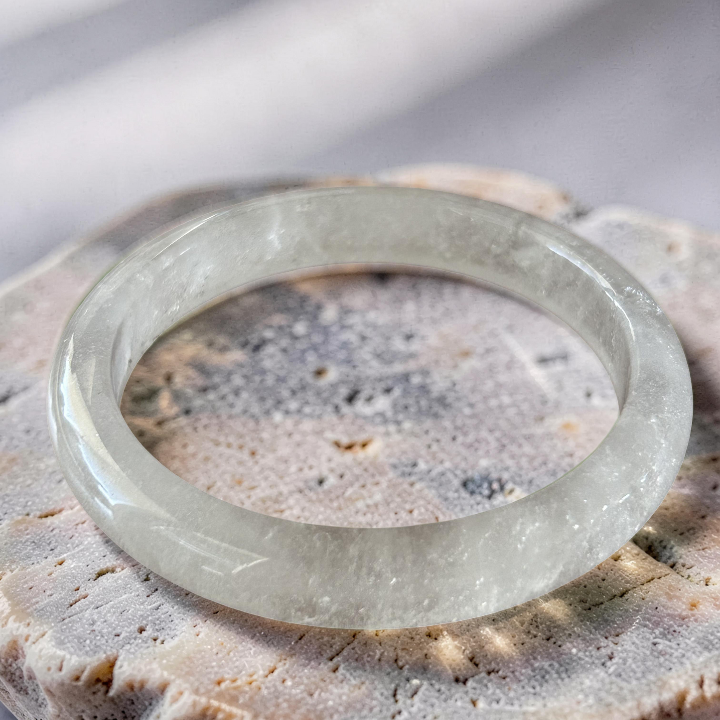 Clear Quartz Bangle