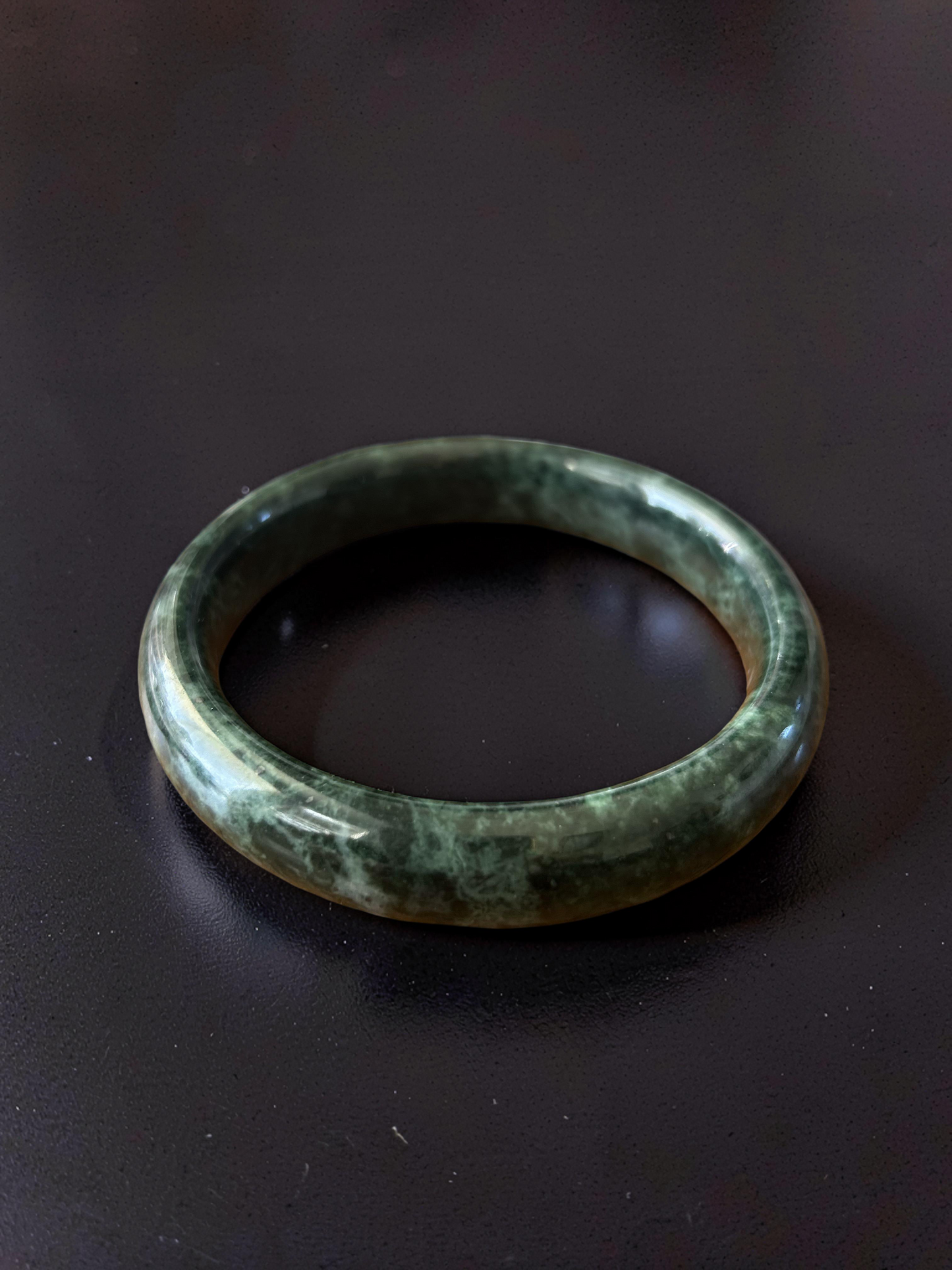 Nephrite Jade Nymph Bangle | Medicine King Stone