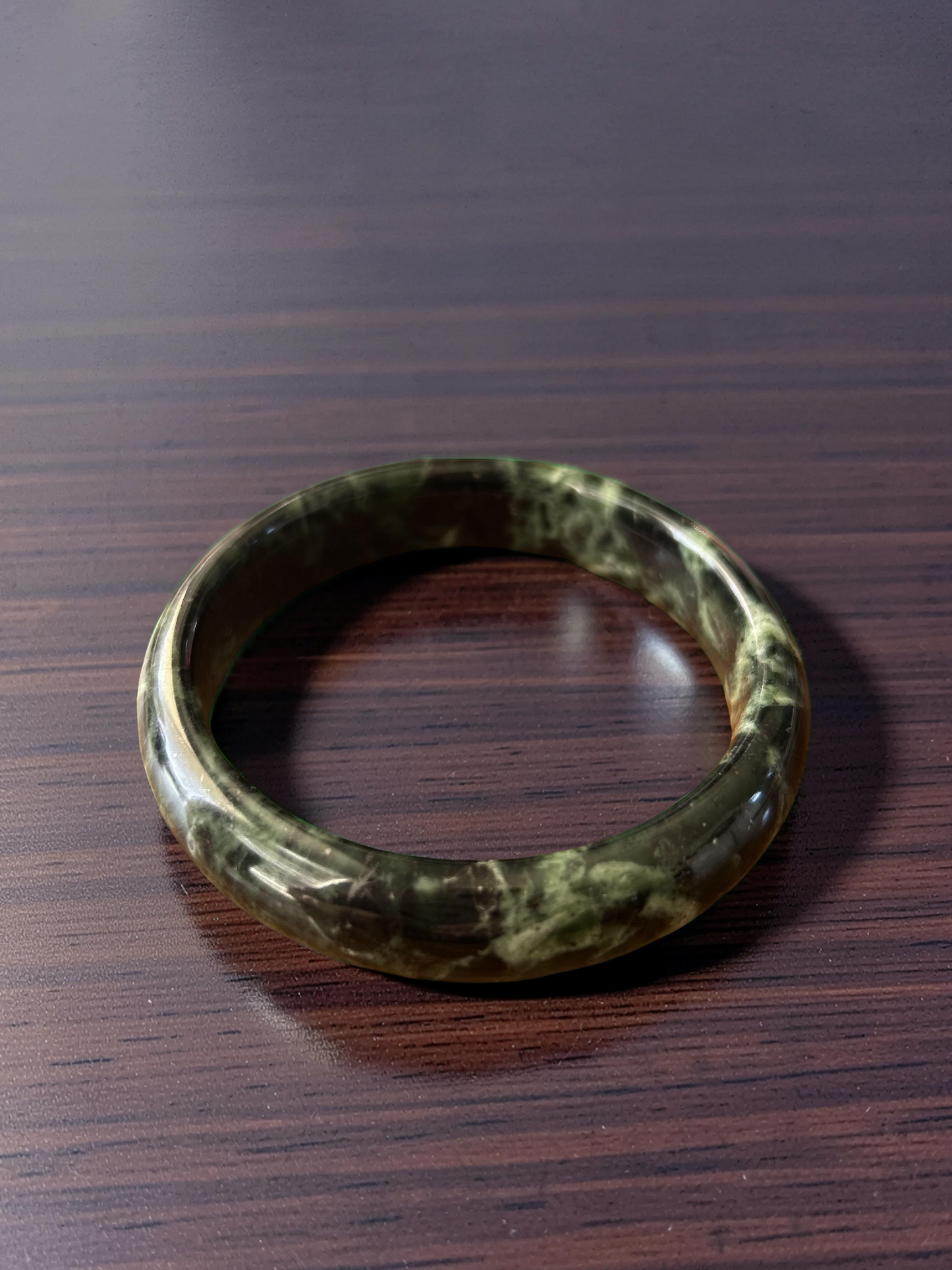 Nephrite Jade Nymph Bangle | Medicine King Stone