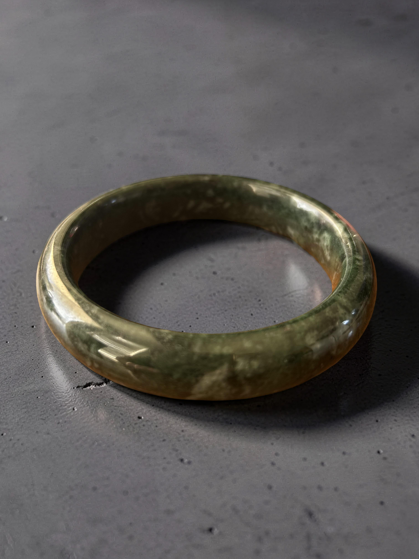 Nephrite Jade Nymph Bangle | Medicine King Stone