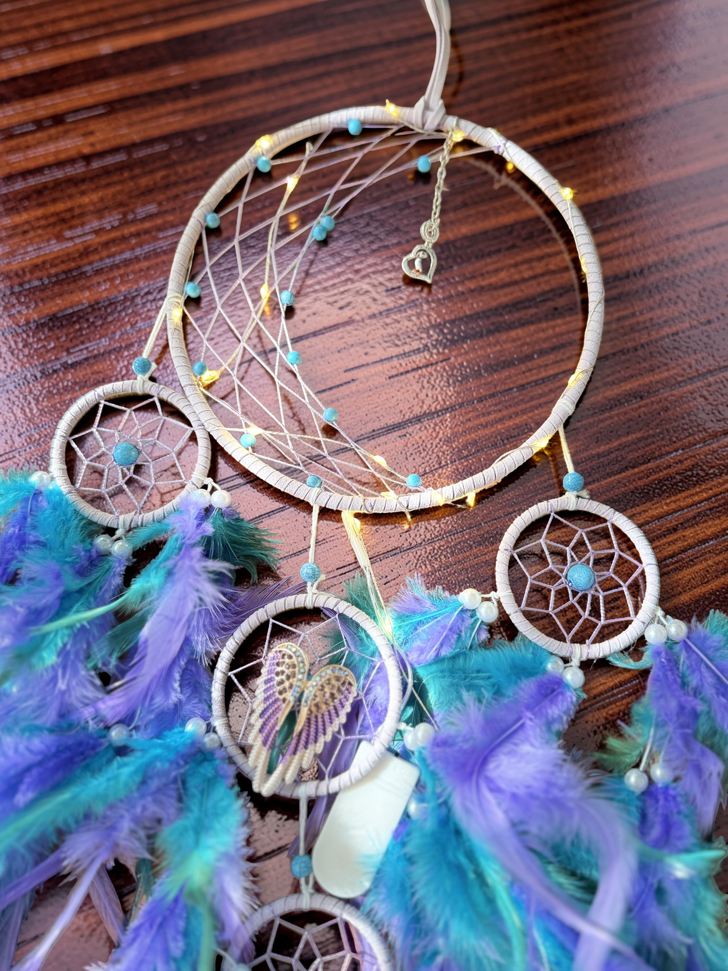 Purple and Blue Dream Catcher