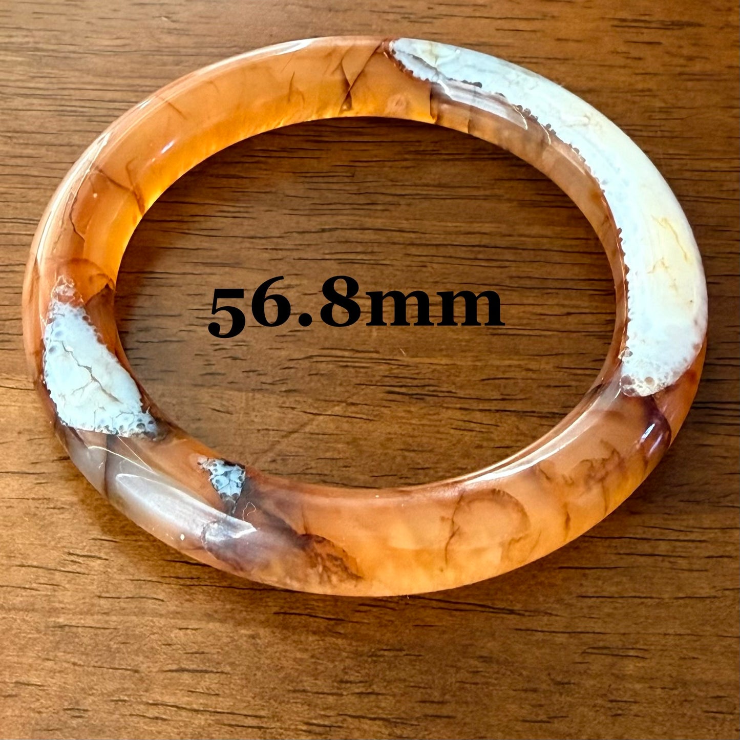 Natural Agate Bangle | Small Size Wrist | Soluna Gems™