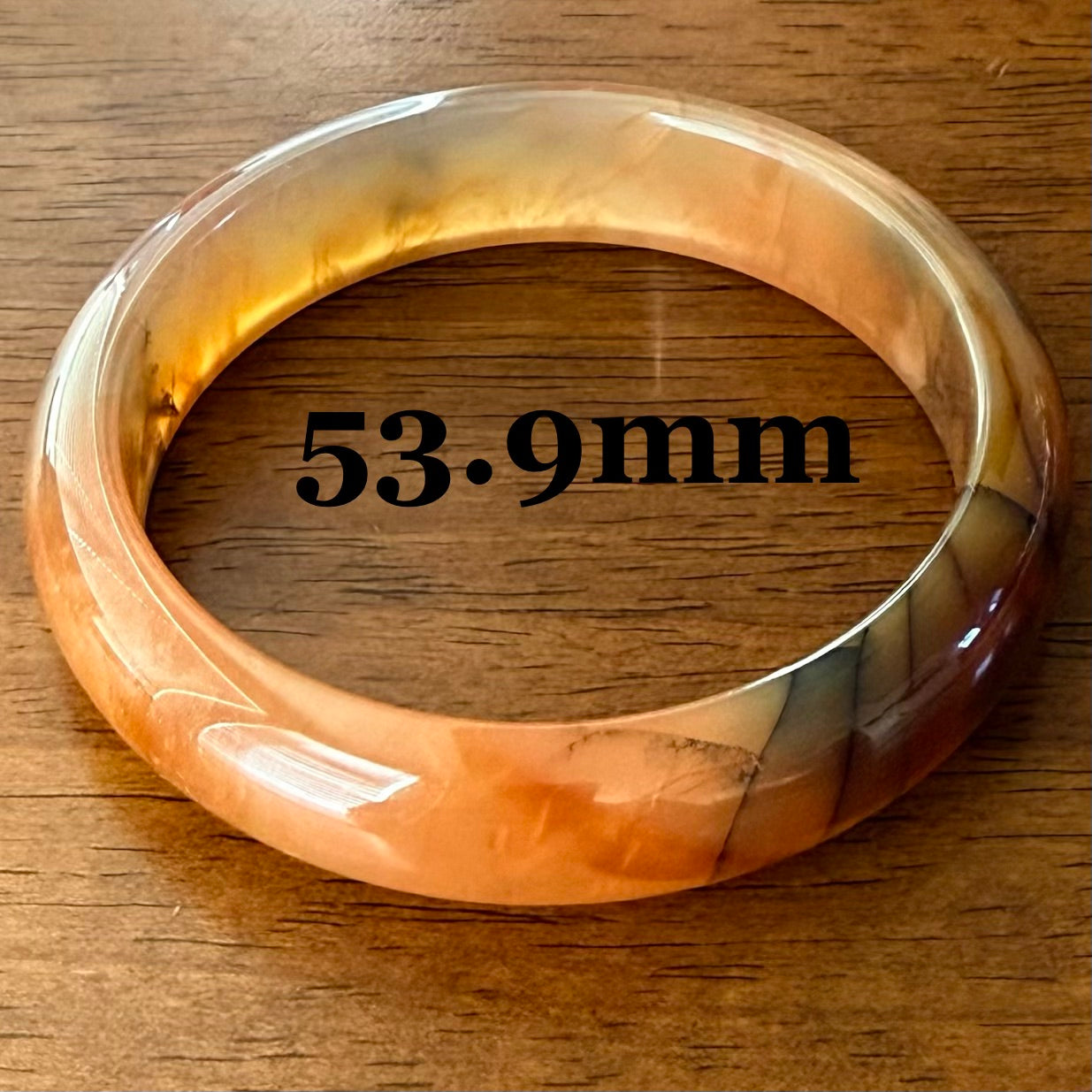 Natural Agate Bangle | Small Size Wrist | Soluna Gems™
