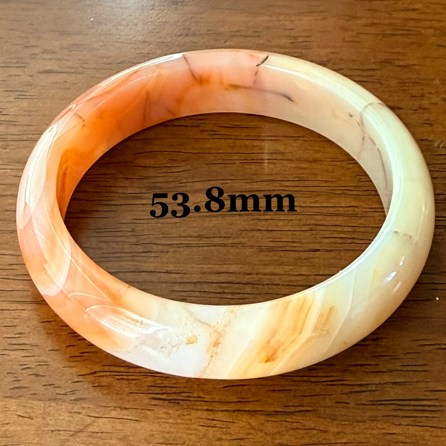 Natural Agate Bangle | Small Size Wrist | Soluna Gems™