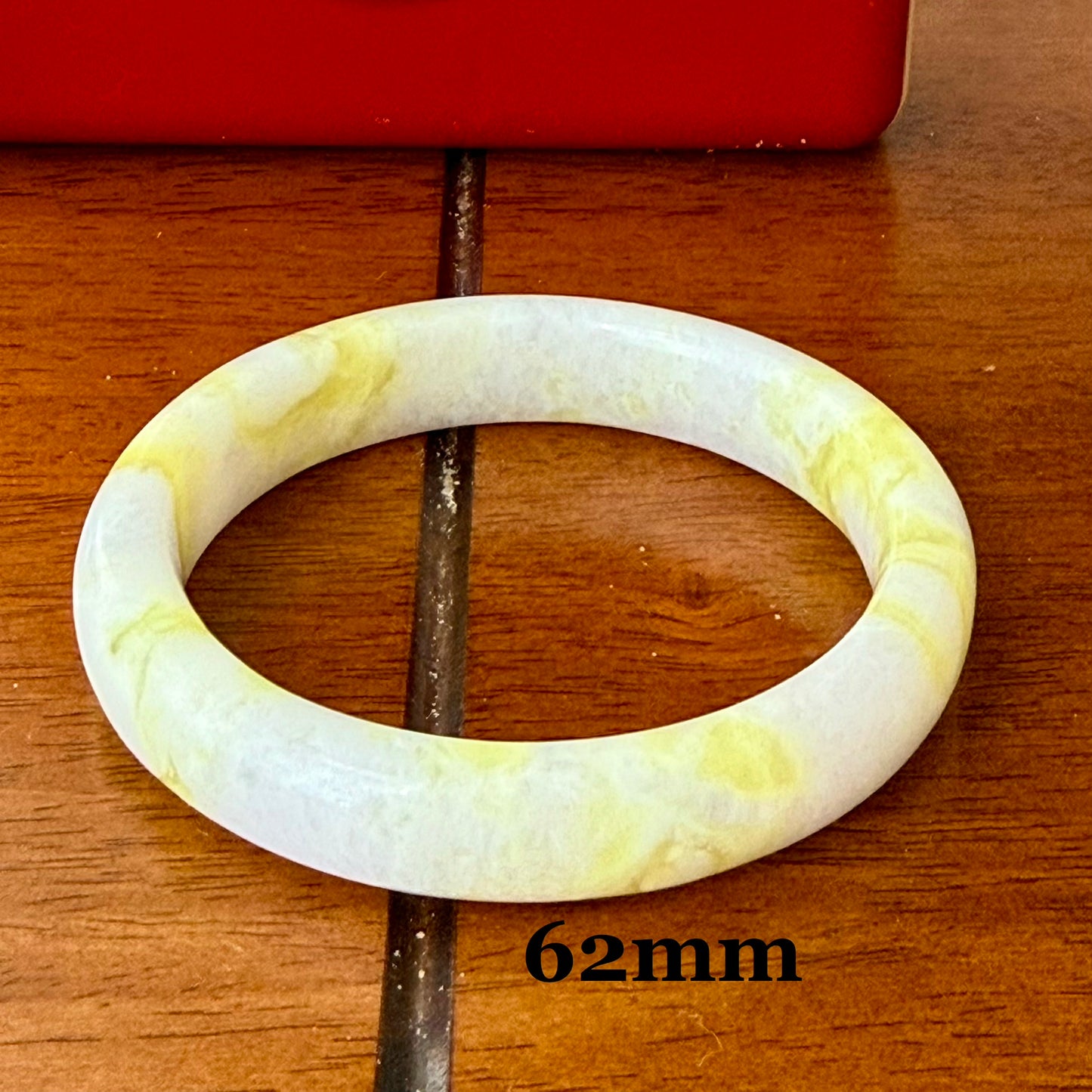 Cauliflower Jade Bangle Bracelet, Nephrite Jade