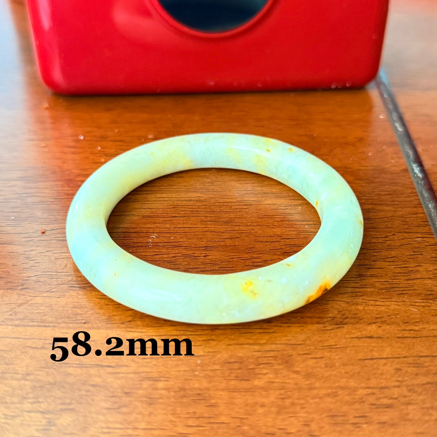 Cauliflower Jade Bangle Bracelet, Nephrite Jade