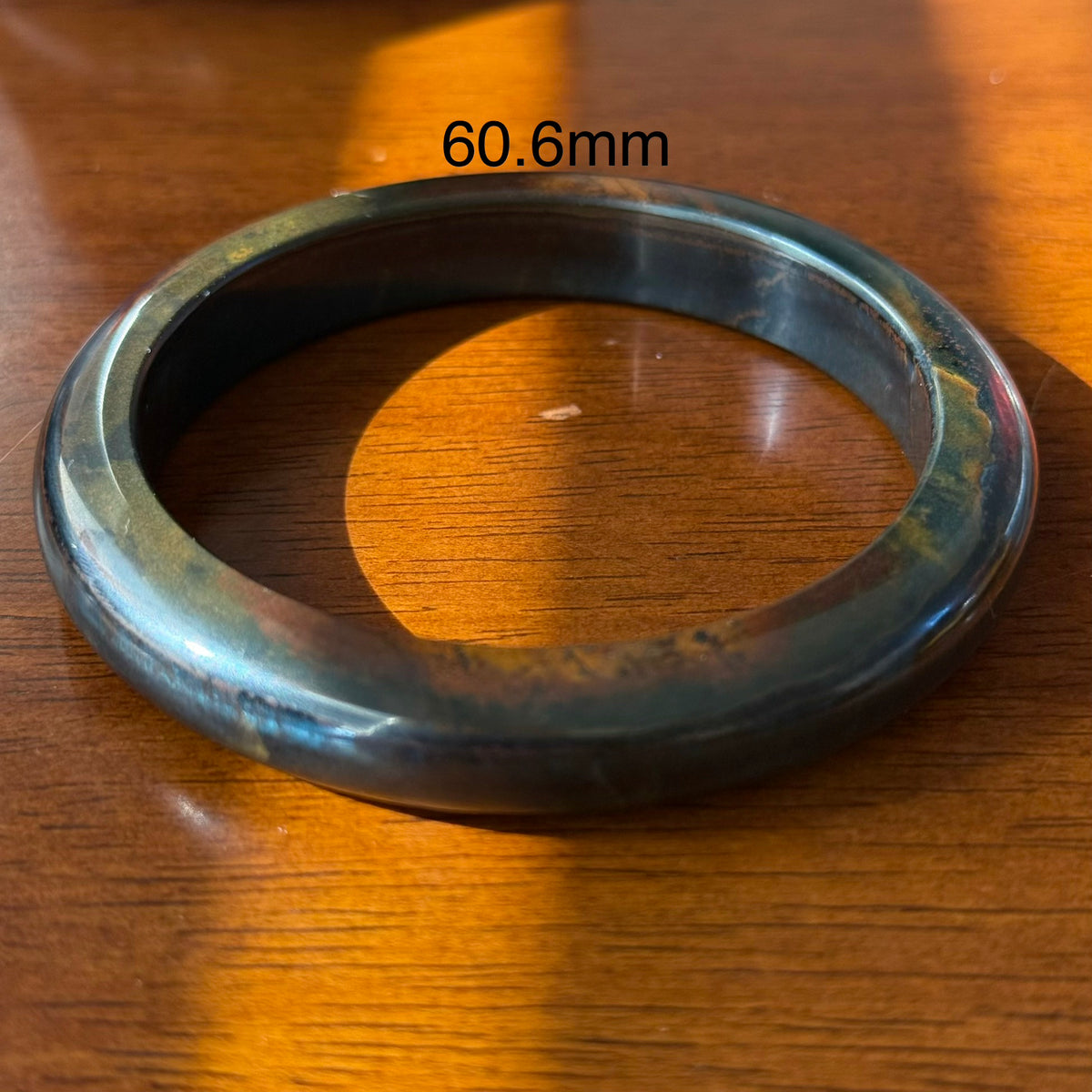 Natural Golden Tiger's Eye Bangle Bracelet