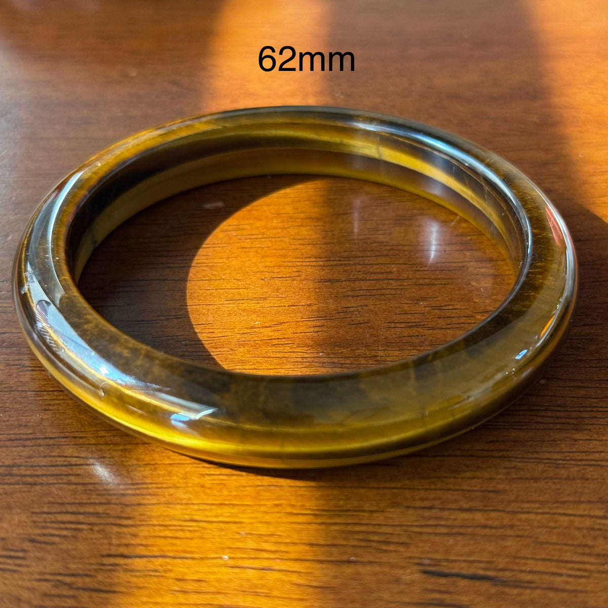 Natural Golden Tiger's Eye Bangle Bracelet