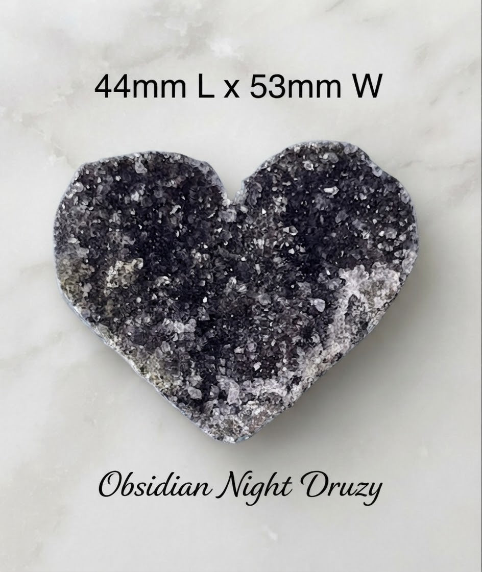 Amethyst Druzy Heart Cluster