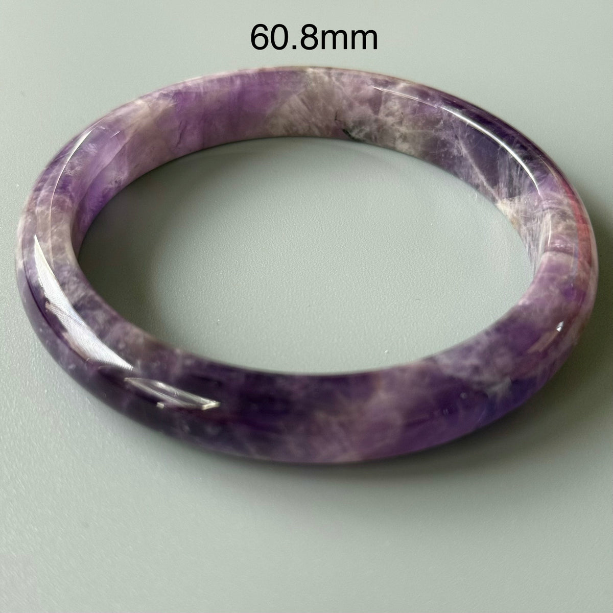Natural Amethyst Crystal Bangle