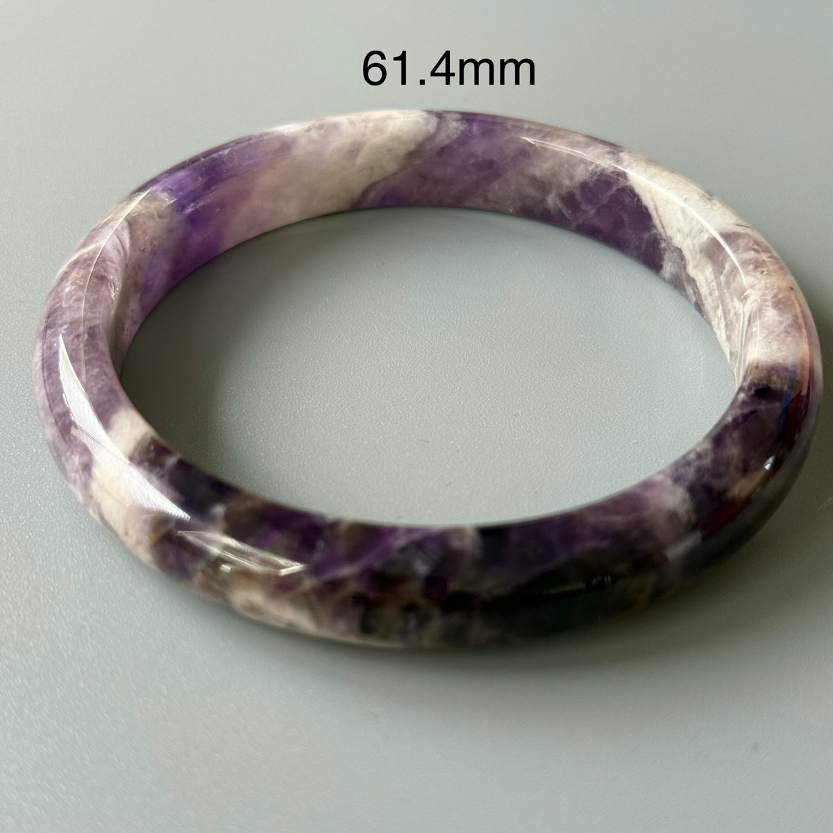 Natural Amethyst Crystal Bangle