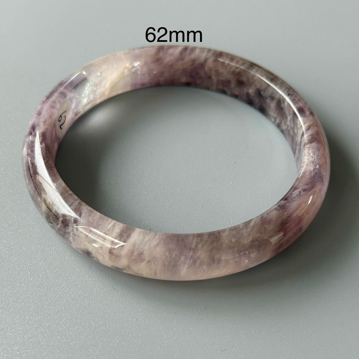 Natural Amethyst Crystal Bangle