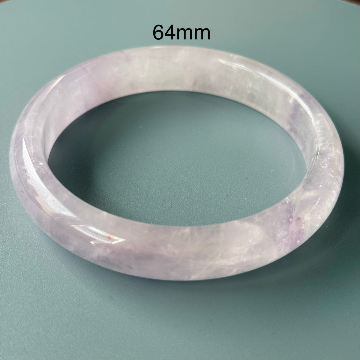 Natural Amethyst Crystal Bangle