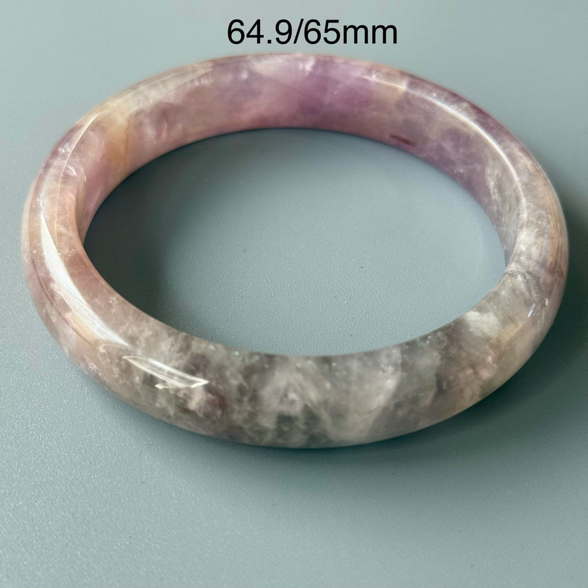Natural Amethyst Crystal Bangle