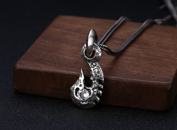 S925 Sterling Silver Necklace Pendant Men