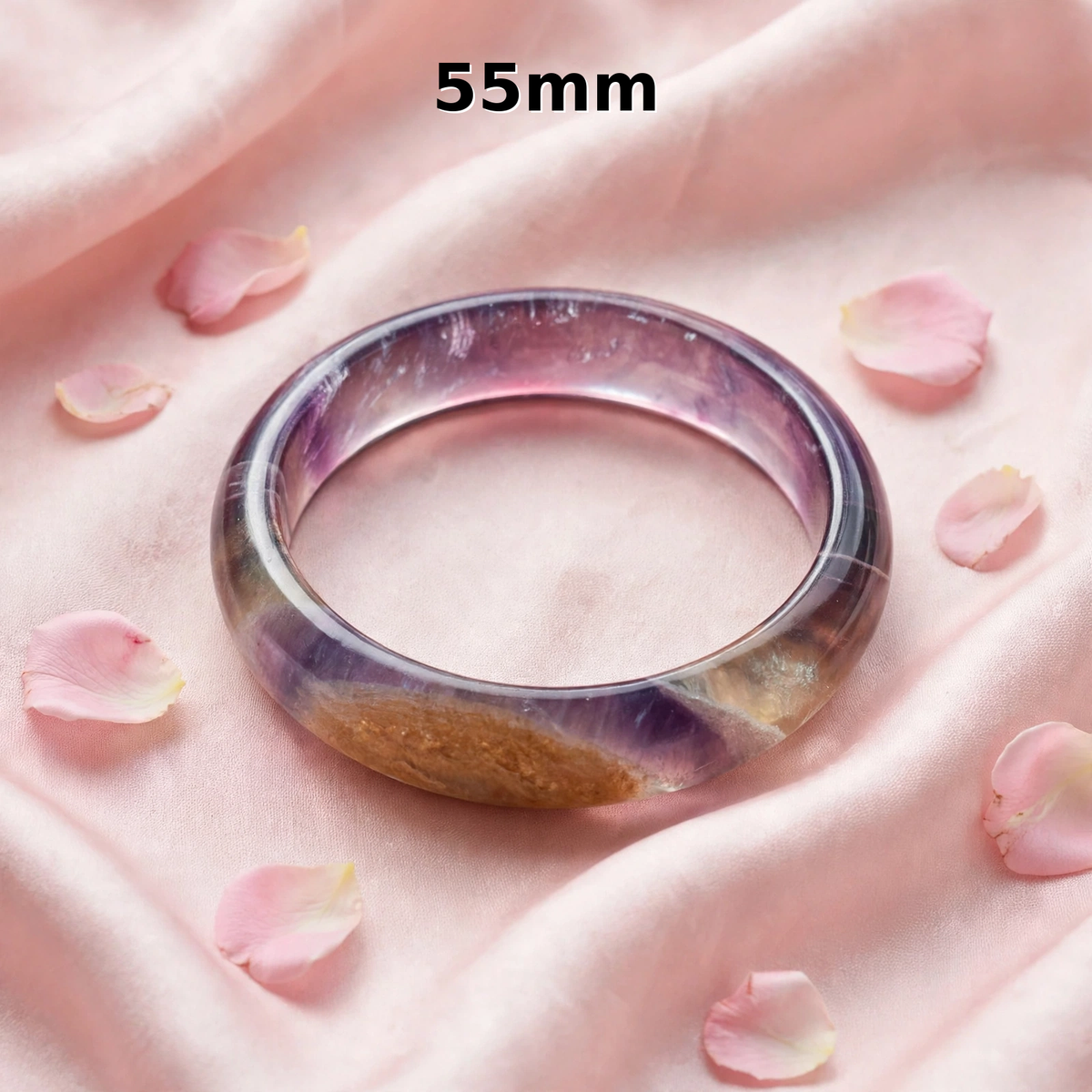 Old Mine Layered Fluorite Bangles