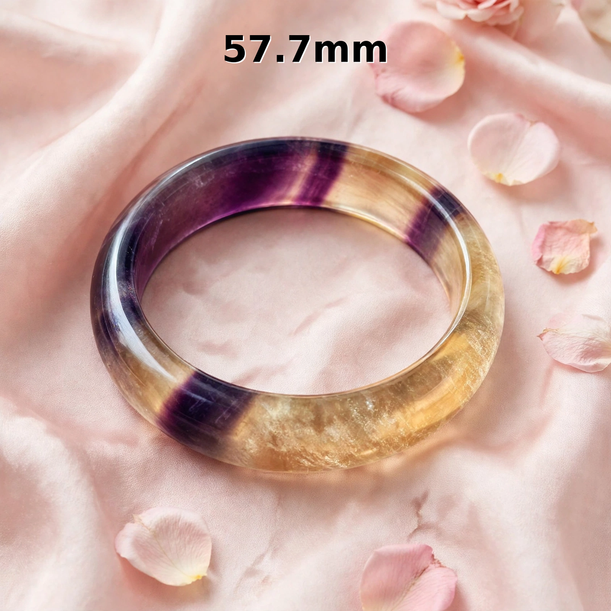 Old Mine Layered Fluorite Bangles
