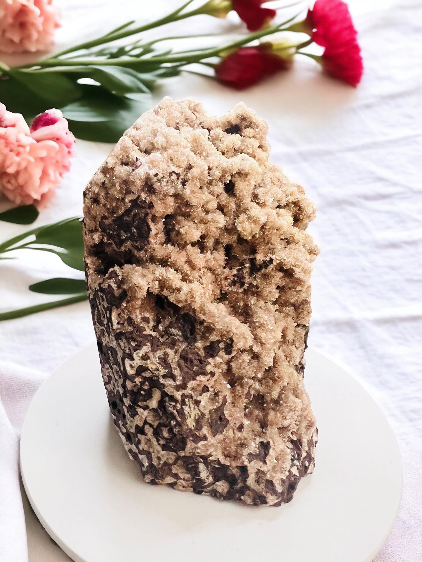 Natural Calcite Crystal Cluster: Healing Energy, Home Decor