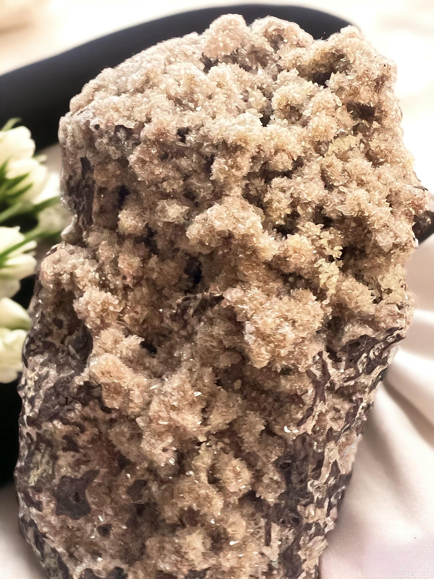 Natural Calcite Crystal Cluster: Healing Energy, Home Decor