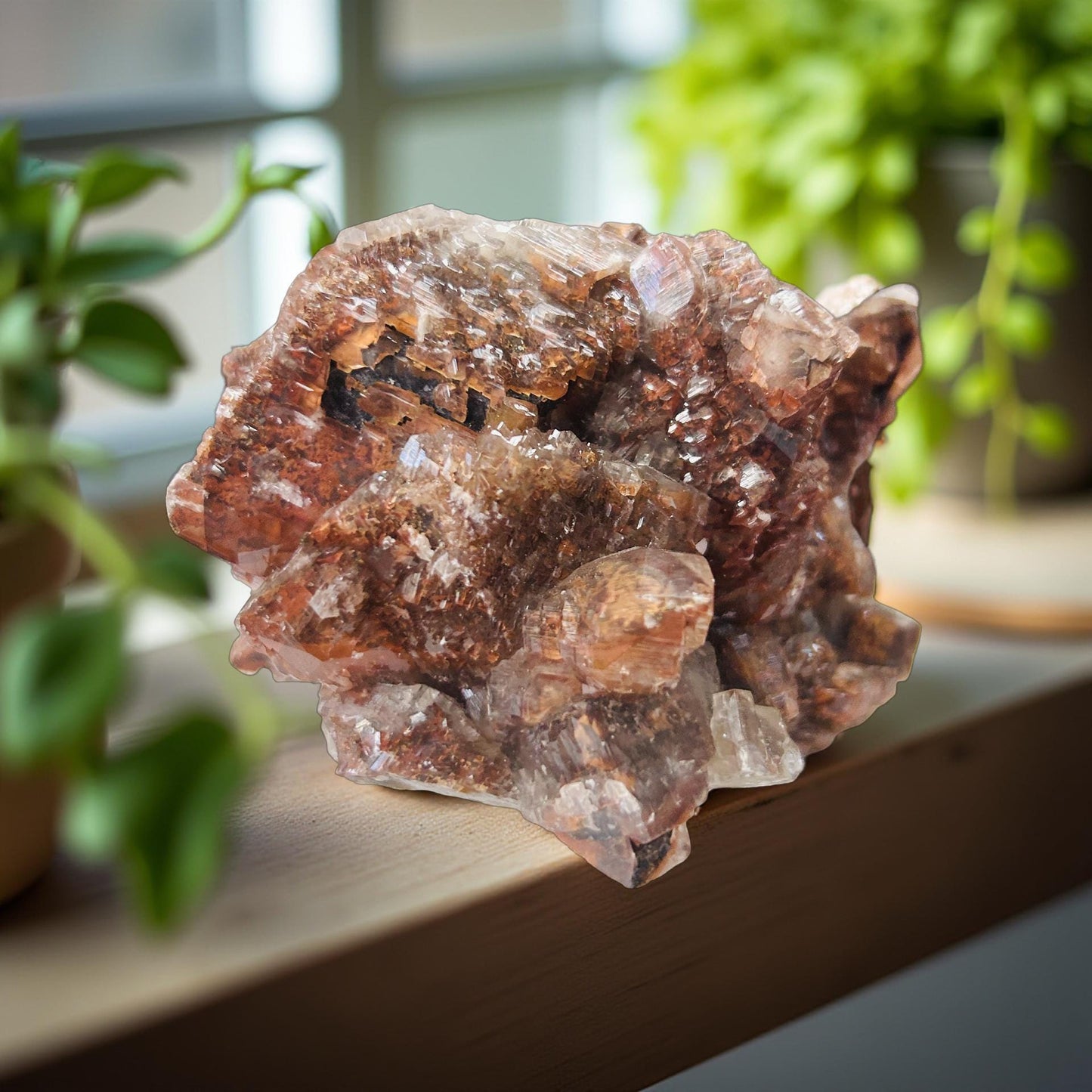 Raw Bladed Barite Crystal Cluster | Natural Mineral Specimen | 3.4” L x 2.50” W | 10.92 oz