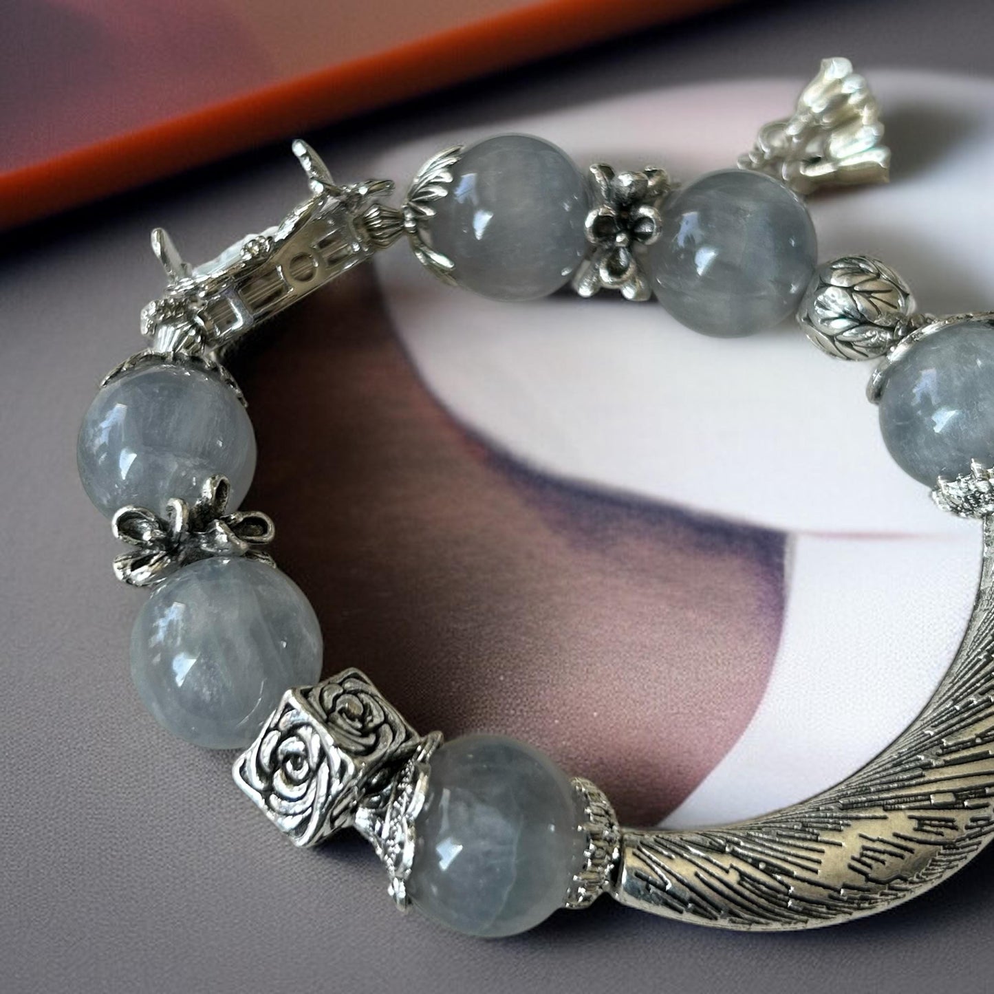 Fire Quartz Focus & Clarity or Moonstone Intuition & Inner Wisdom